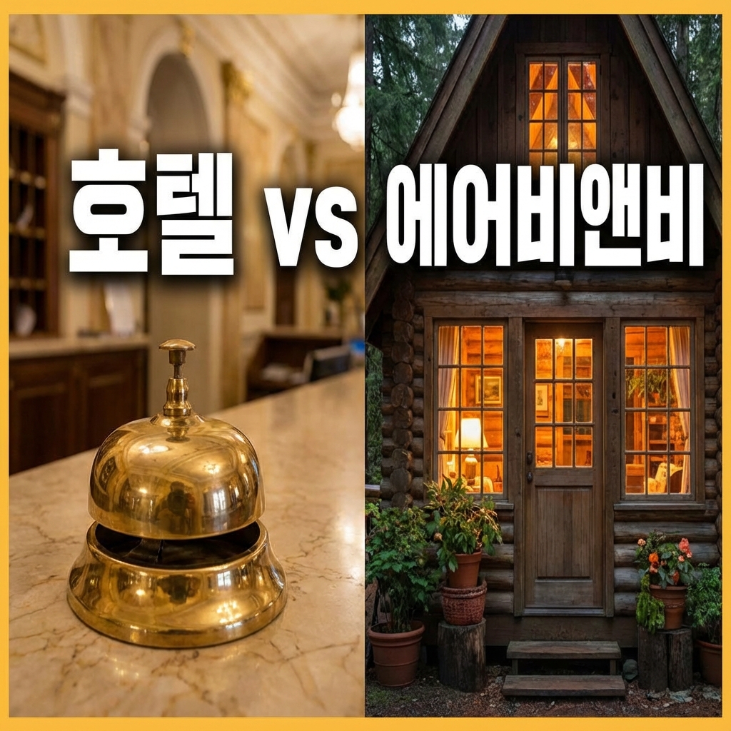 🏨 호텔 vs 에어비앤비: 실패 없는 숙소 예약 노하우