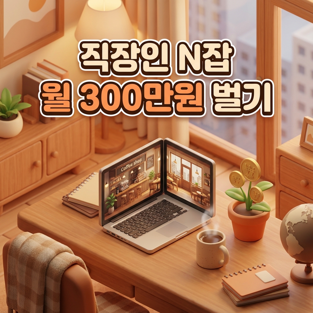 💼 [2025 필독] 월급 외 수익 300만 원 만들기: N잡러 실전 로드맵 A to Z (초격차 가이드)