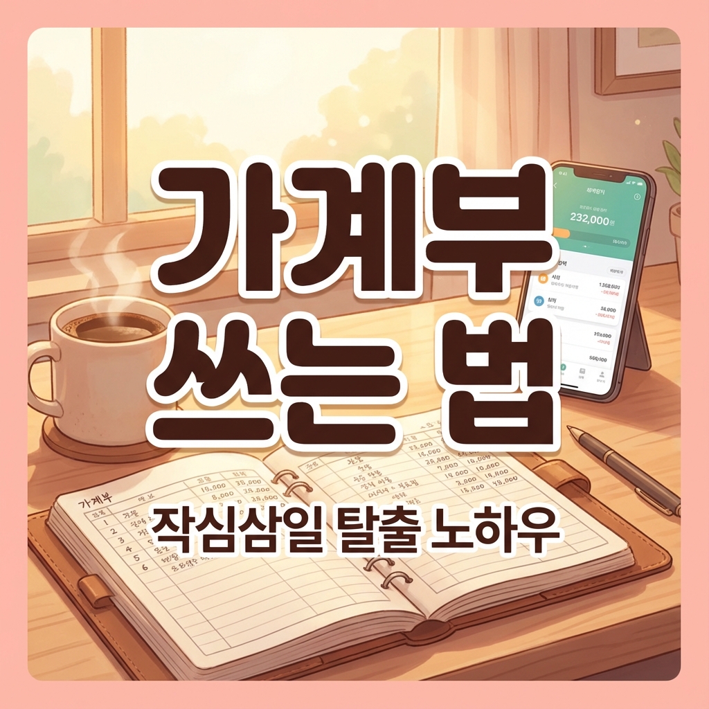 📝 가계부 쓰는 법: 작심삼일을 끝내는 노하우