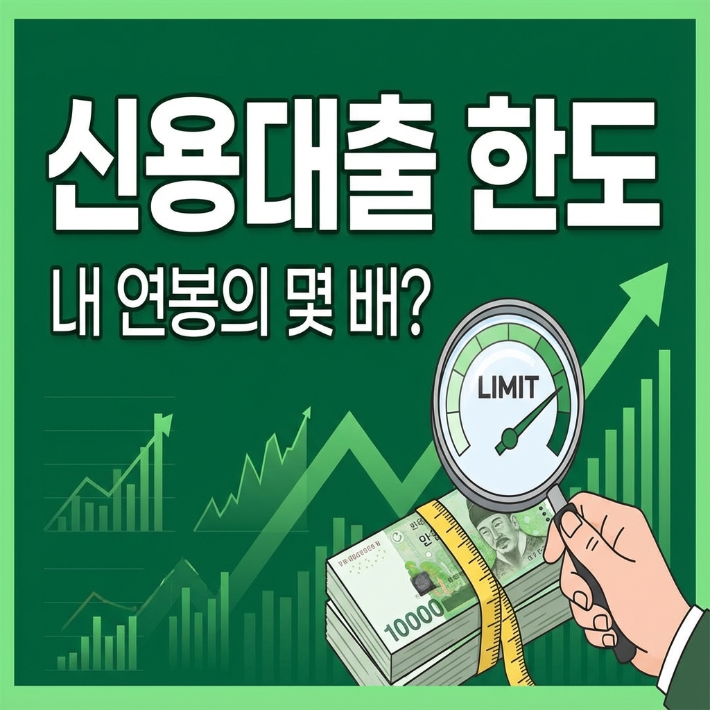 💰 신용대출 한도 조회: 내 연봉의 몇 배까지 나올까?